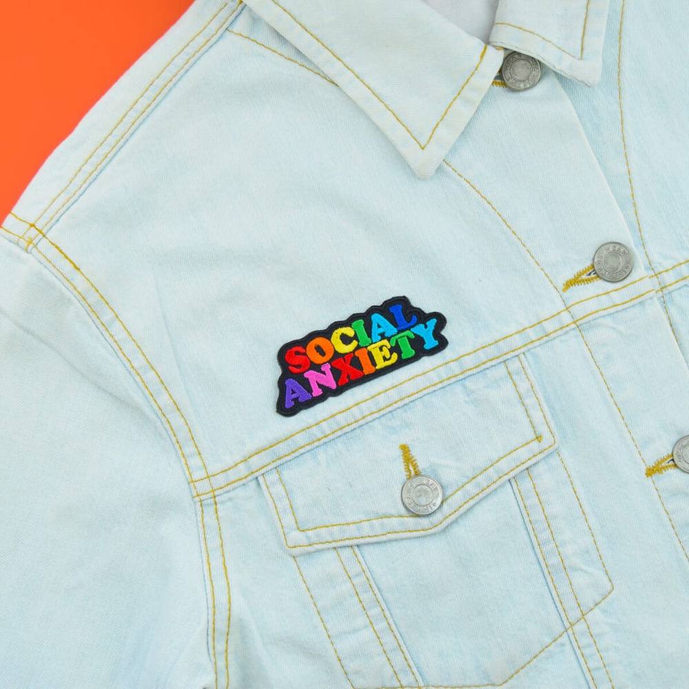 Extreme Largeness - SOCIAL ANXIETY Patch - Regenboog